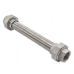 สายอ่อนสเตนเลส สายอ่อนสแตนเลส ท่อเฟล็กซ์ ท่อflex หัวยูเนี่ยนสเตนเลส FLEXIBLE HOSE,UNION TYPE STAINLESS STEEL 304