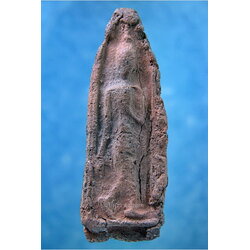 พระปางลีลาพิมพ์สองหน้าเนื้อดิน ไม่ทราบที่