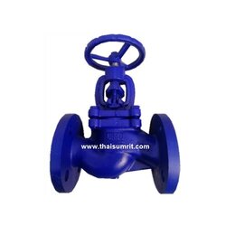โกล๊บวาวล์เหล็กหล่อ PN16 Packing Seal Globe Valve PN16