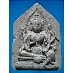 พระพรหมเนื้อผงห้าเหลี่ยม หลวงพ่อพรหม วัดขนอนเหนือ อยุธยา