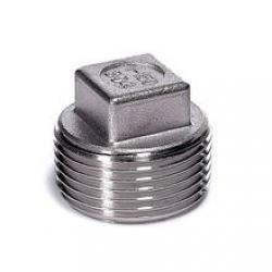 ปลั๊กอุดเกลียวสเตนเลส ปลั๊กอุดสแตนเลส 304 SQUARE PLUG STAINLESS STEEL SCREWED 304