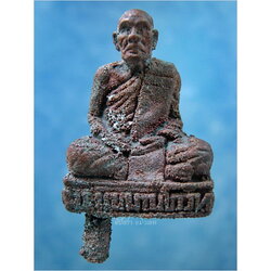 รูปหล่อรุ่นเสาร์ ๕๙๕ หลวงพ่อทองดำ วัดท่าทอง จ.อุตรดิตถ์ ไม่ตัดเดือยแช่ทำน้ำมนต์