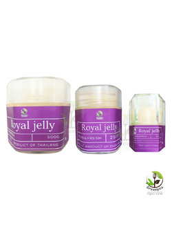 Greenpea ROYAL JELLY นมผึ้ง สำหรับรับประทาน และ ทาใบหน้า 3 ขนาด ผสมกับเครื่องดื่ม