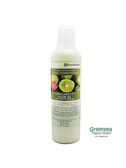 ครีมนวดผมมะกรูดผสมน้ำมันมะกอก bynature Bergamot + Olive Oil Hair Conditioner 250ml.