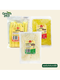 Chada Bamboo Shoots หน่อไม้ต้ม 500 กรัม 3 ชนิด หน่อไม้ พร้อมทาน ไม่ใส่ผงชูรส ตราชฎา