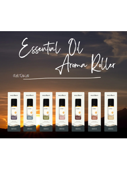 Phutawan ภูตะวัน ลูกกลิ้งน้ำหอม Aroma Roller Organic Essential Oil จากน้ำมันหอมระเหย ขนาด 8 ml