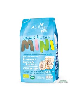Allrite kids ธัญพืชอบกรอบ ออร์แกนิค สำหรับเด็ก 30กรัม [สีฟ้า] Gluten Free