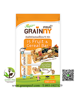 เกรนนี่ ธัญพืชแท่งผสมผลไม้รวม 15 ชนิด แบบแพ็ค 5 ชิ้น