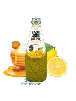 เวร่า โกลด์ น้ำเม็ดแมงลัก 30% ผสมน้ำผึ้ง ขนาด 300ml ช่วยเสริมระบบการย่อยอาหาร VERA GOLD BASIL SEED DRINK HONEY LEMON