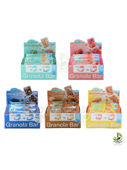 Xongdur FoodFitt Granola Bar กราโนล่าบาร์ ขนาด 180 กรัม (15g x 12 bar) 5 รสชาติ เคี้ยวสนุก แคลน้อย ธัญพืชอัดแท่ง ซองเดอร์