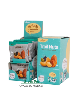 Xongdur ถั่วรวม ผสมผลไม้ Mixed nut 240g. (20g.x12ซอง) Trail Nuts โปรตีนสูง
