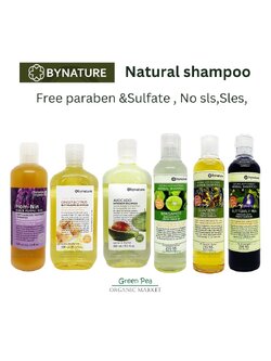 bynature natural shampoo Free paraben