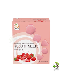 Wel-B Yogurt Melts ขนาด 25 กรัม โยเกิร์ตกรอบ สตอเบอรี่ ฟรีซดราย หอม กรอบ หยิบง่าย เวลบี