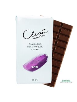 เอลน่า คลีนช้อกโกแลต / Elena' Clean Chocolate Homemade 80g.