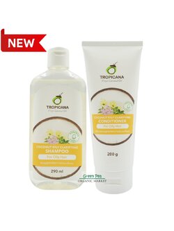 Tropicana แชมพู และ ครีมนวด สูตร 3 ทำให้ผมสวย ไม่มัน เงางาม ลดการหลุดร่วง