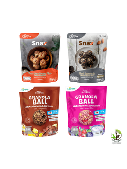 Xongdur กราโนล่า มินิ ซองเดอร์ สแน็กบอล 5 รสชาติ ขนาด 30 กรัม