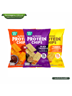 Xongdur Almond Protein Chips อัลมอนด์ โปรตีน ชิบส์ 30 กรัม ขนมโปรตีน อร่อย ใช้วิธีการอบ ซองเดอร์