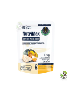 InnoWeness NutriMax อาหารทางการแพทย์ สูตรรพ.รามาธิบดี ครบถ้วนสารอาหาร ขนาด 300 กรัม พร้อมรับประทาน โปรตีนจากอกไก่และไข่