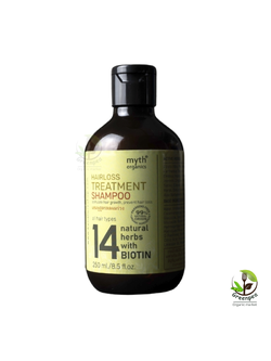 myth แชมพูสูตรลดผมร่วงจากสมุนไพร 14 ชนิด 14 Hairloss Treatment Shampoo ขนาด 250 ml ดูแลปัญหาผมหลุดผมร่วง และเพิ่มการสร้างเส้นผมใหม่ มิธ