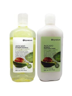 แชมพู+ครีมนวดผม อะโวคาโด,Avocado Intensive For Hair สำหรับผมแห้งเสียให้ดูมีน้ำหนัก นุ่มสลวย