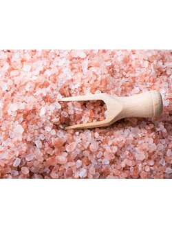 Greenpea เกลือหิมาลายันสีชมพู ขนิดเกล็ด ขนาด 1 kg. ปราศจากสารพิษตกค้าง ไม่มีคอเรสตอรอล