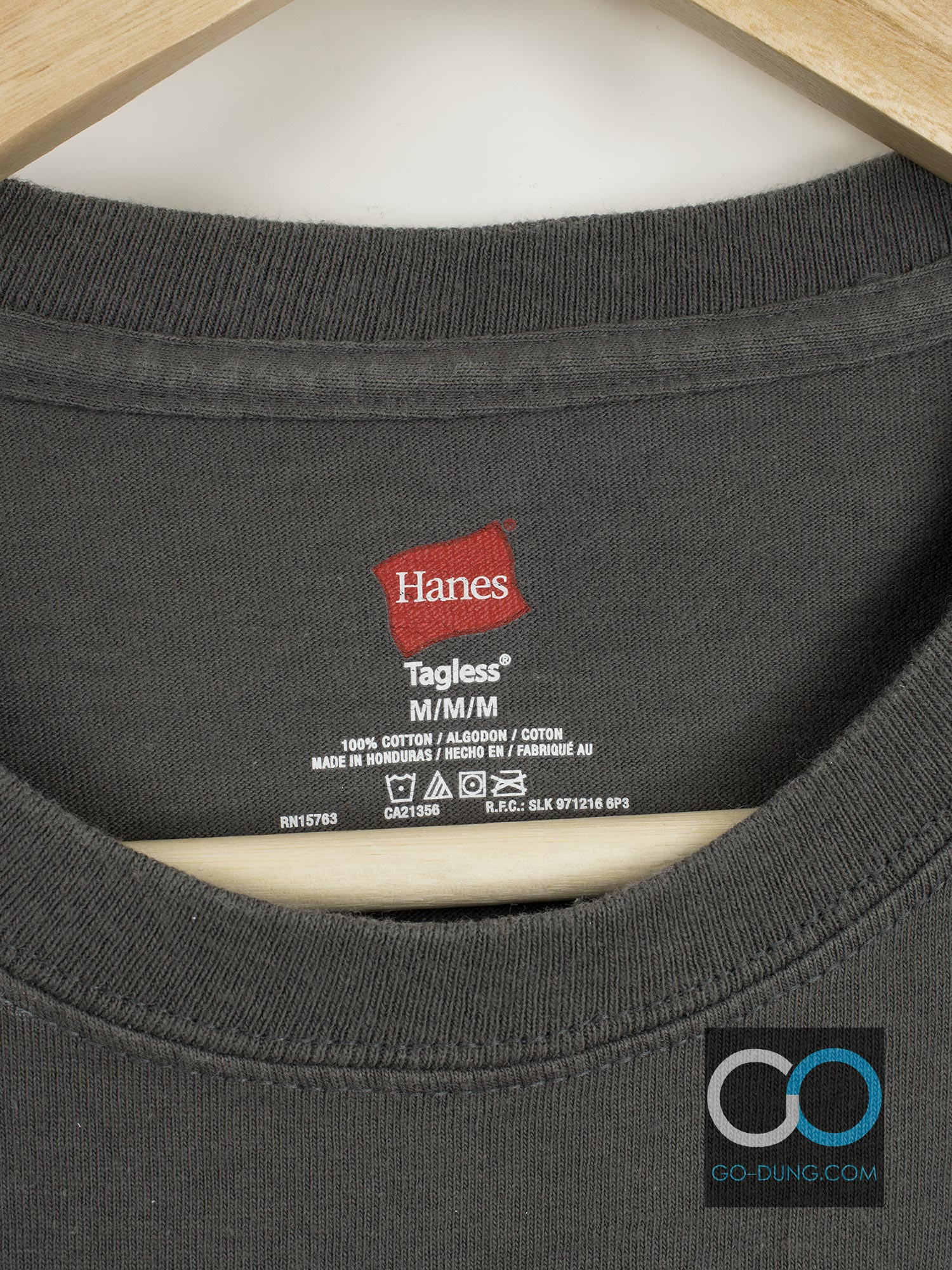เสื้อยืดมือสอง HANES TAGLESS : ADVENTURE KIDS CHRILDEN'S MINISTRY ผ้า 100 คอตตอน
