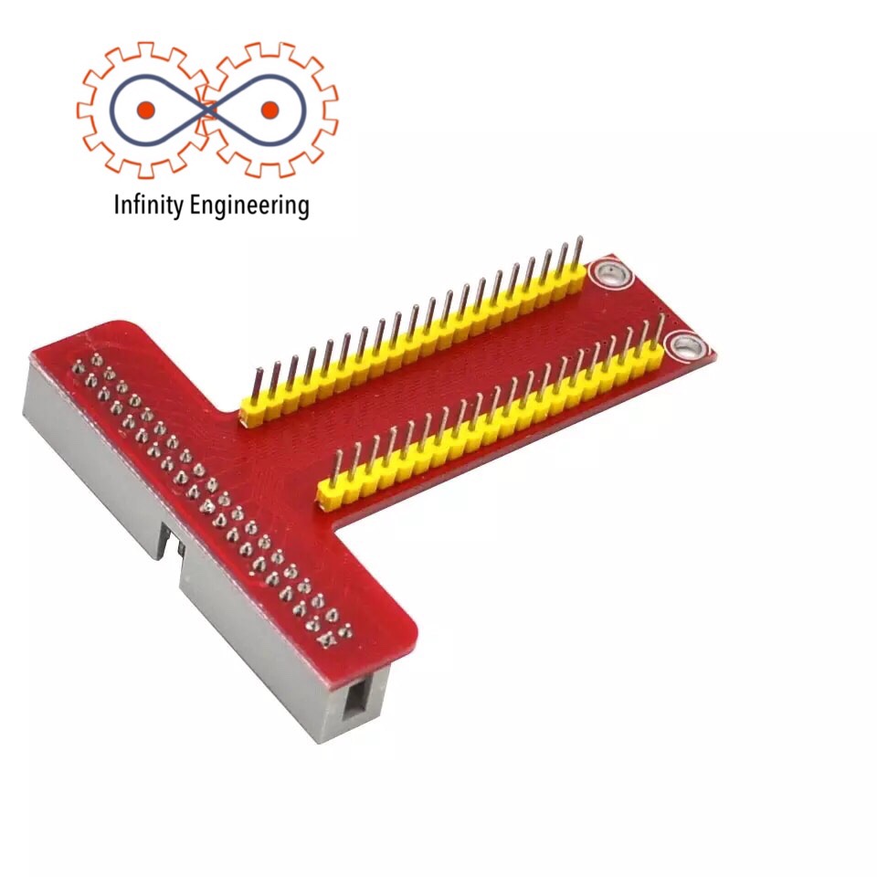 GPIO Cable + T-Cobbler Breakout สำหรับ Raspberry Pi 4B / 3B+