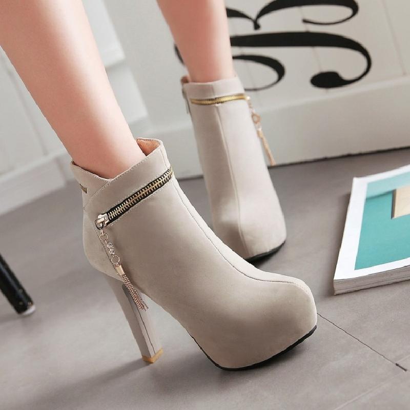 Preorder รองเท้าบูทส้นสูง 34-43 รหัส N5-0233