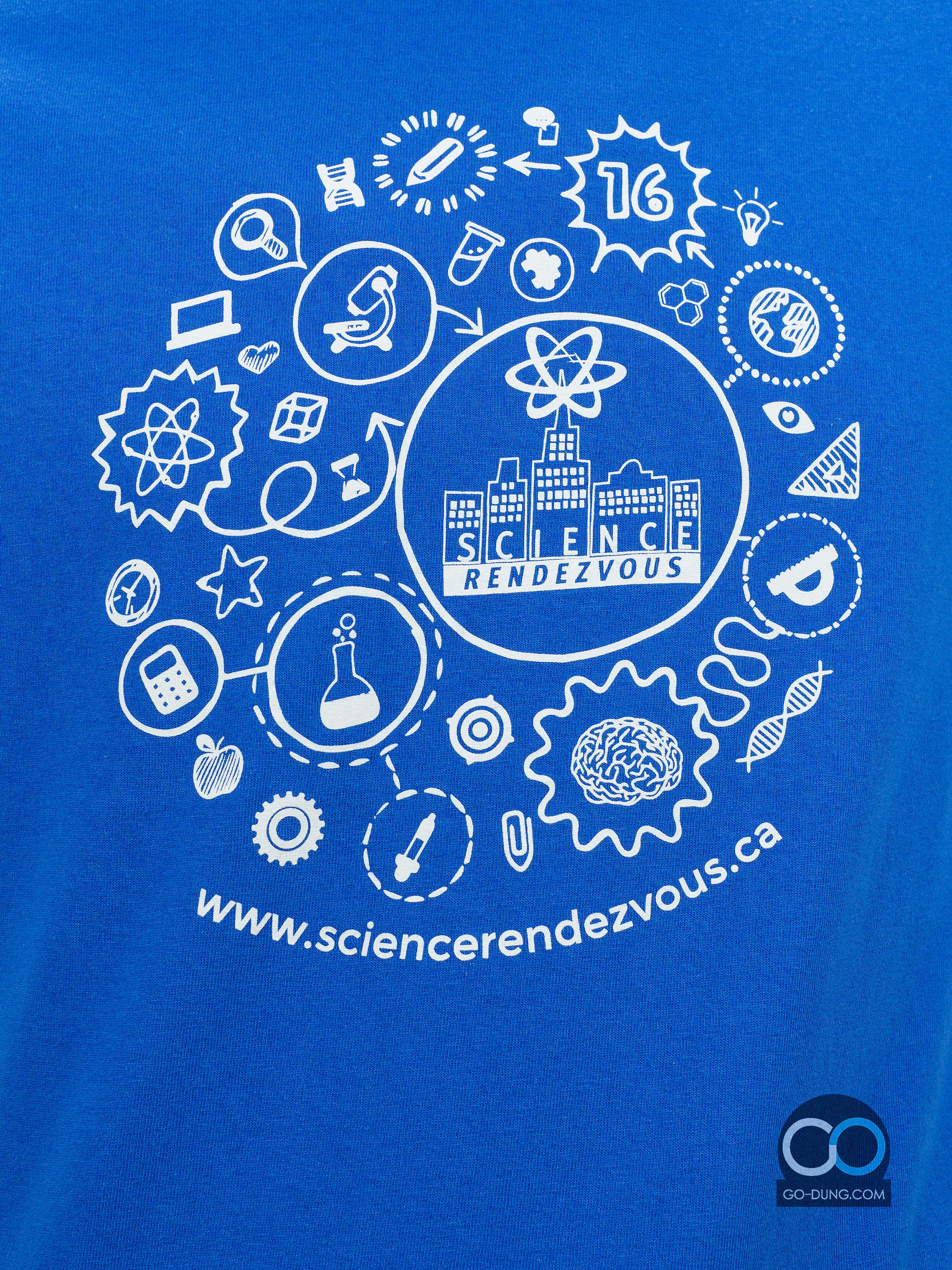 เสื้อยืดมือสอง GILDAN : SCIENCE RENDEZVOUS ผ้า 100 คอตตอน