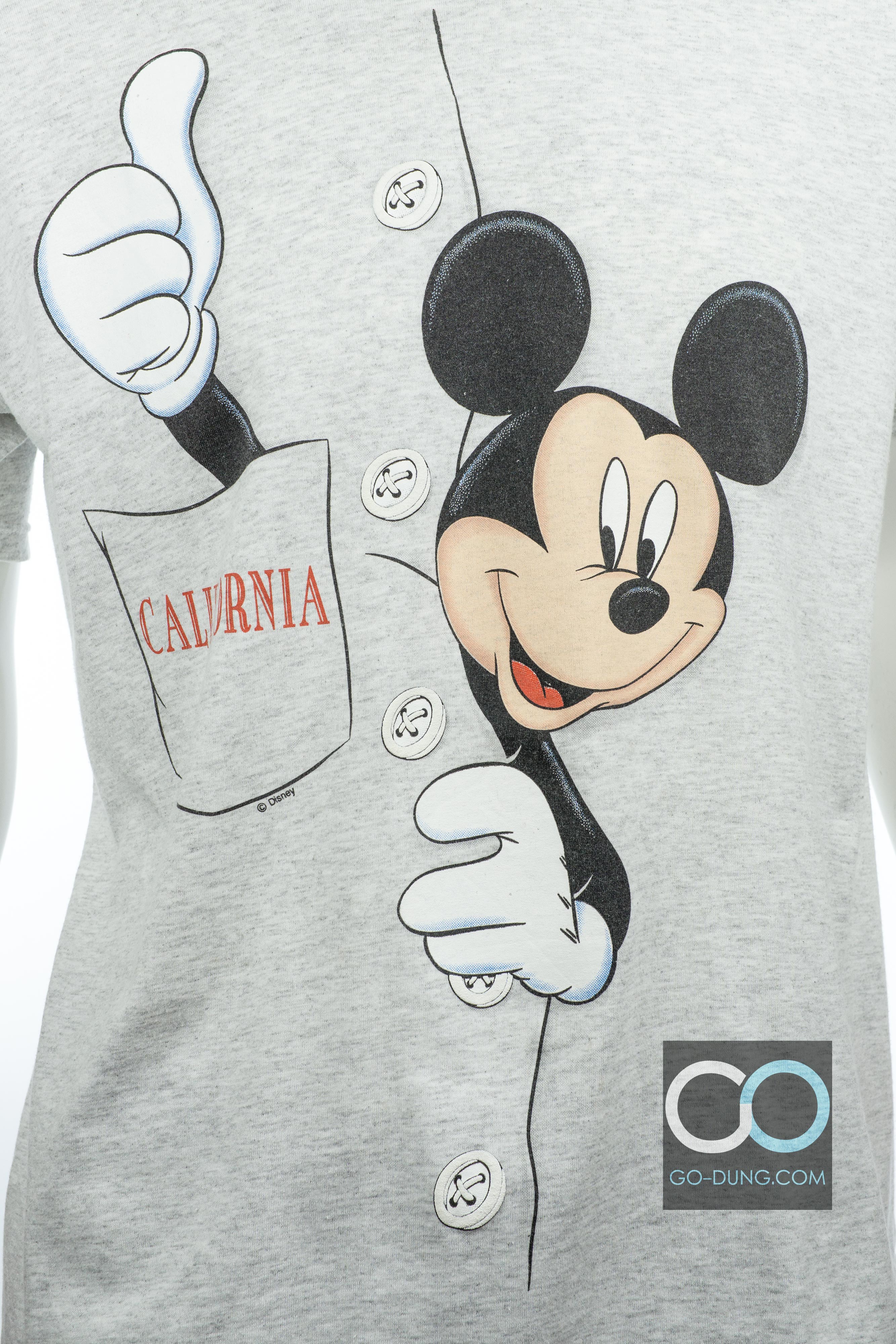 เสื้อยืดการ์ตูนวินเทจ ลาย MICKEY MOUSE SHERRY'S : CALIFORNIA ผ้า 50/50