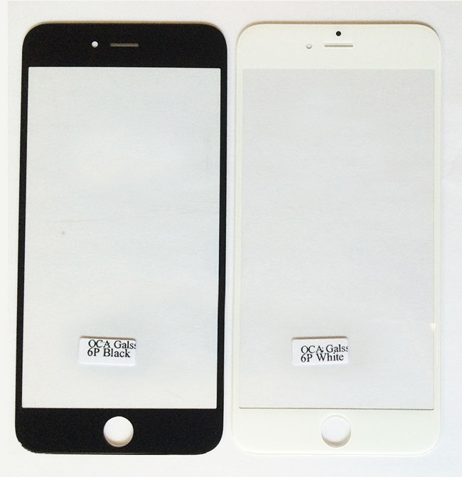 แผ่นกระจกหน้า + กาว OCA - iPhone - 6Plus