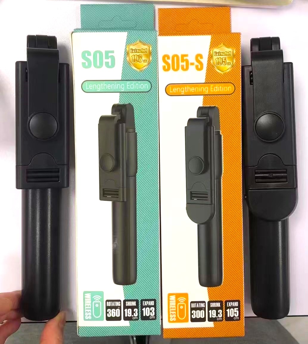 ไม้เซลฟี่ มีรีโมทบลูทูธ รุ่น S05 ที่จับมือถือกันสั่น S05-S