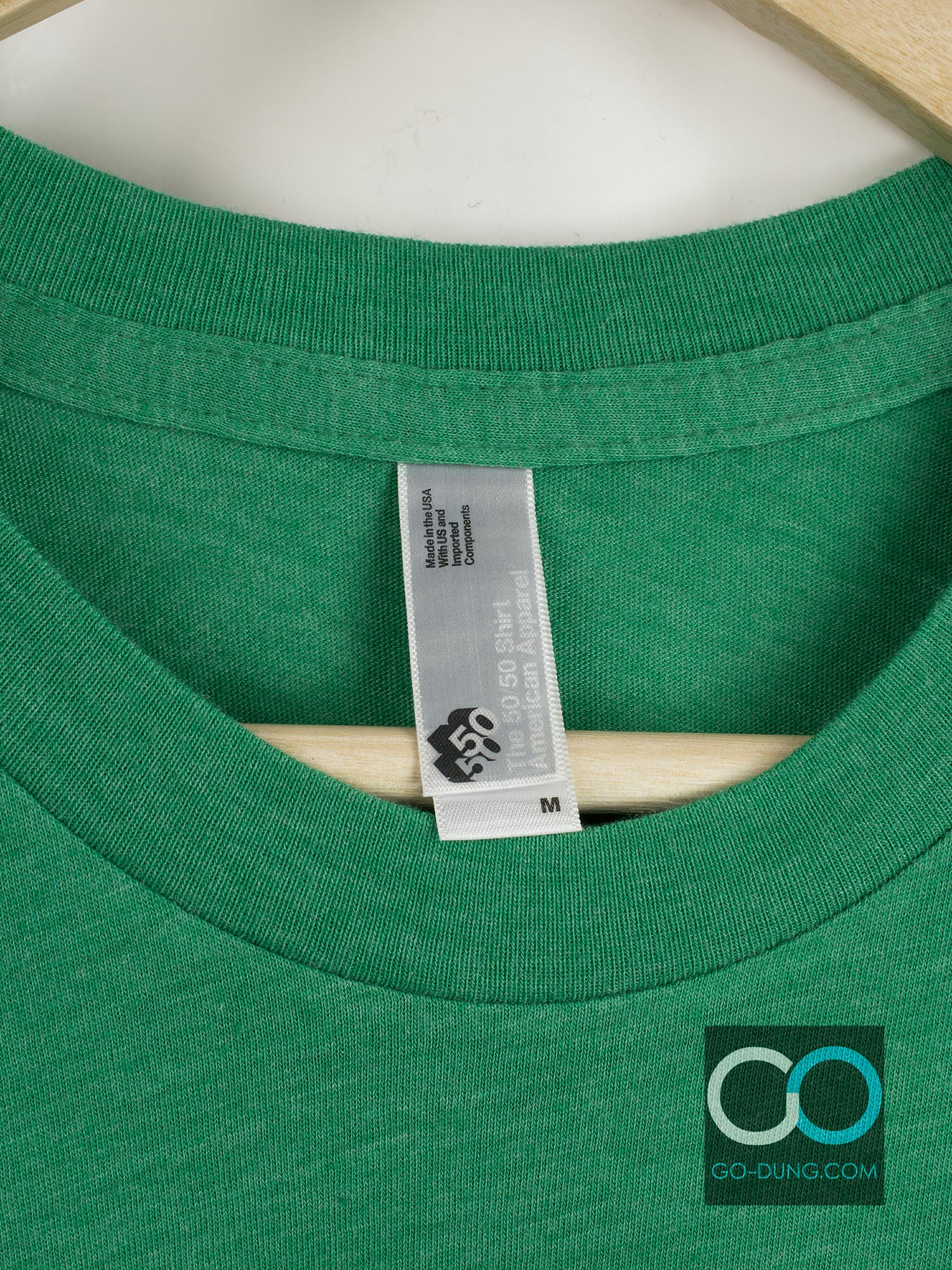 เสื้อยืดมือสอง Drink in Oregon : AMERICAN APPAREL ผ้า 50/50