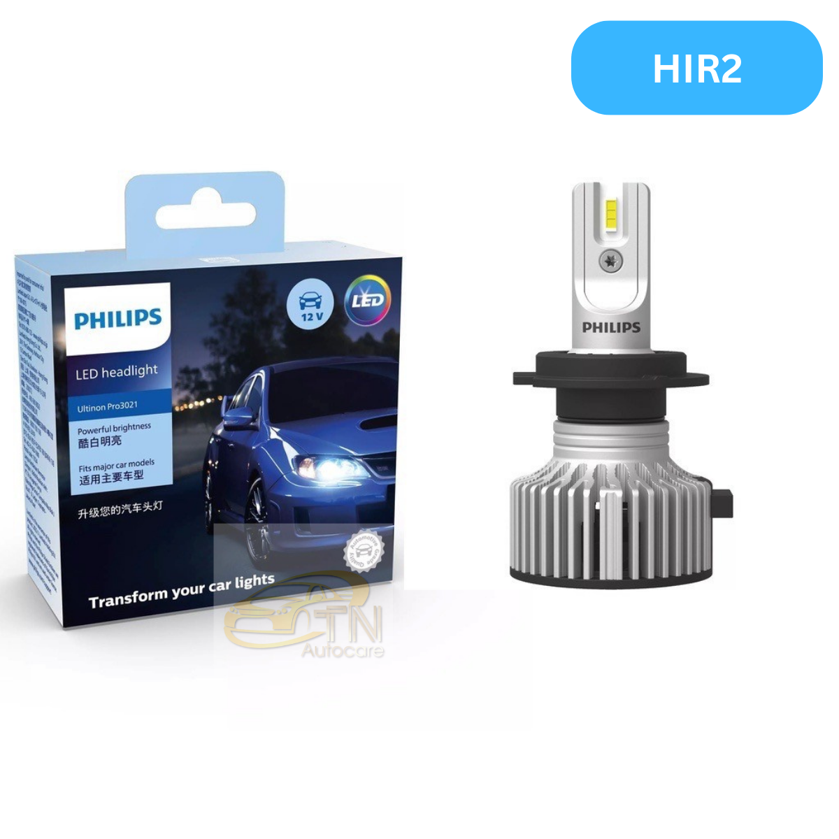 หลอดไฟหน้า PHILIPS LED Ultinon Pro3021