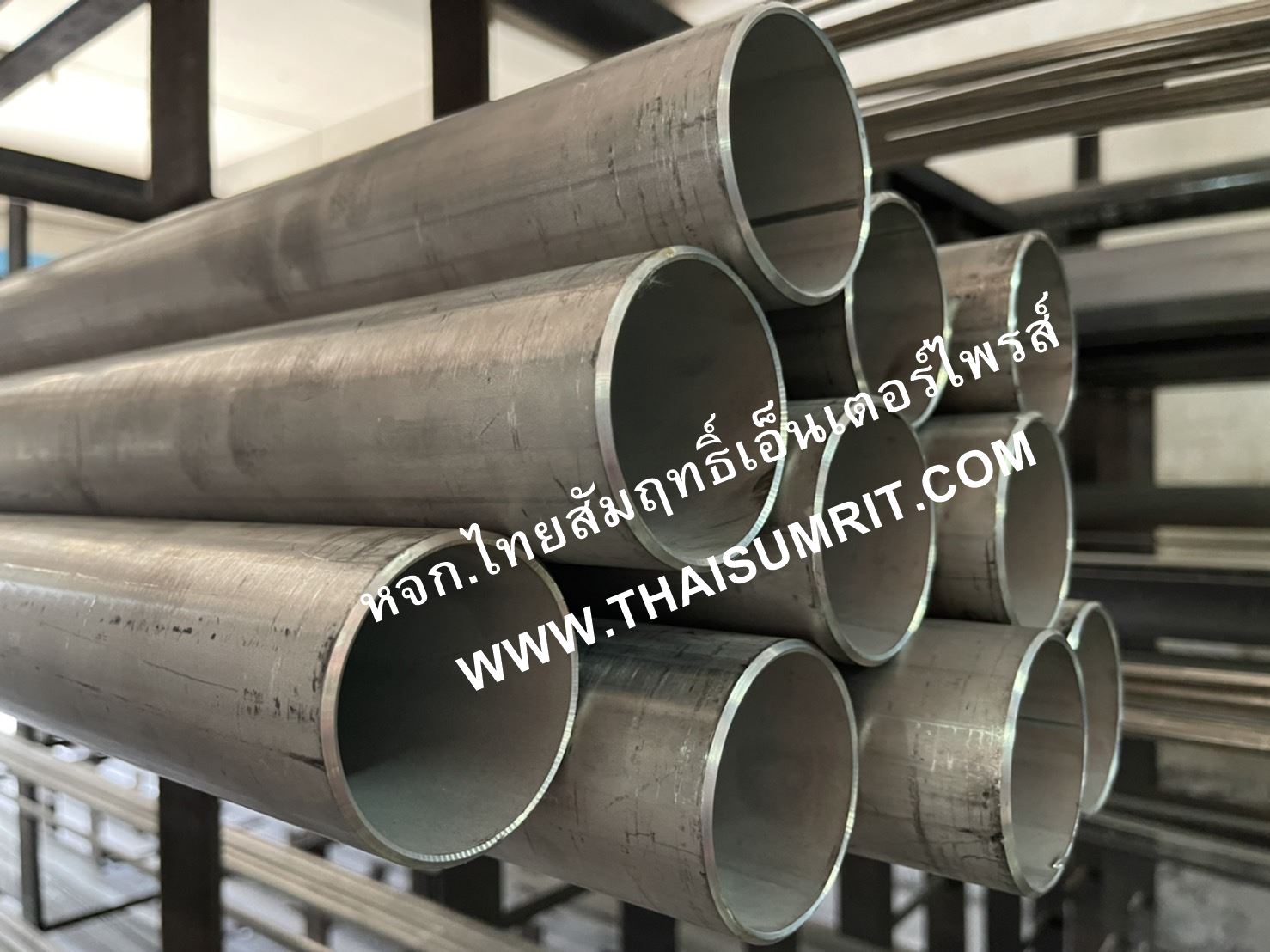 ท่อสแตนเลส ท่อกลมสเตนเลส แป๊ปสแตนเลส มีตะเข็บ ไม่มีตะเข็บ เกรด 304 316 SCH5 SCH10 SCH40 SCH80 SCH160
