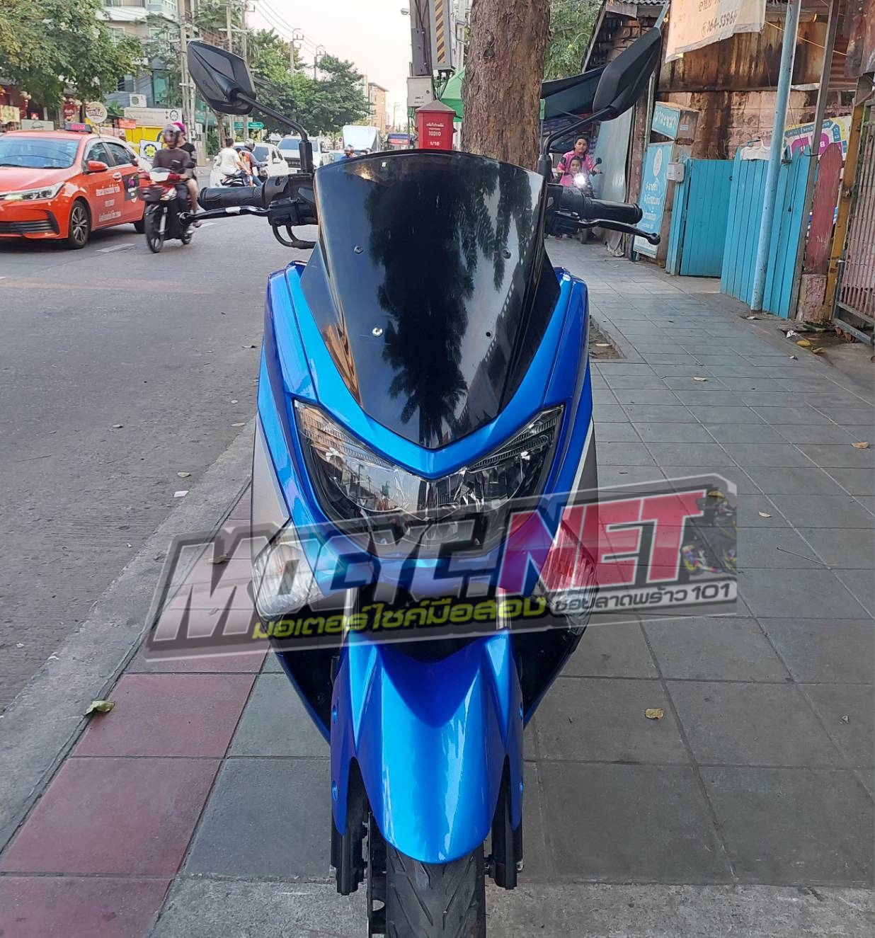 (ปิดการขายพร้อมส่ง ทุงครุ ) nmax 155 cc abs สีน้ำเงิน ปี61