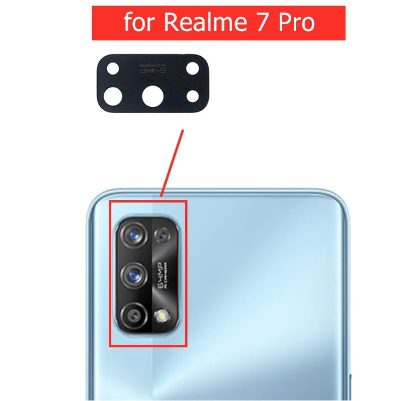 เลนส์กล้อง Oppo Realme 7 Pro