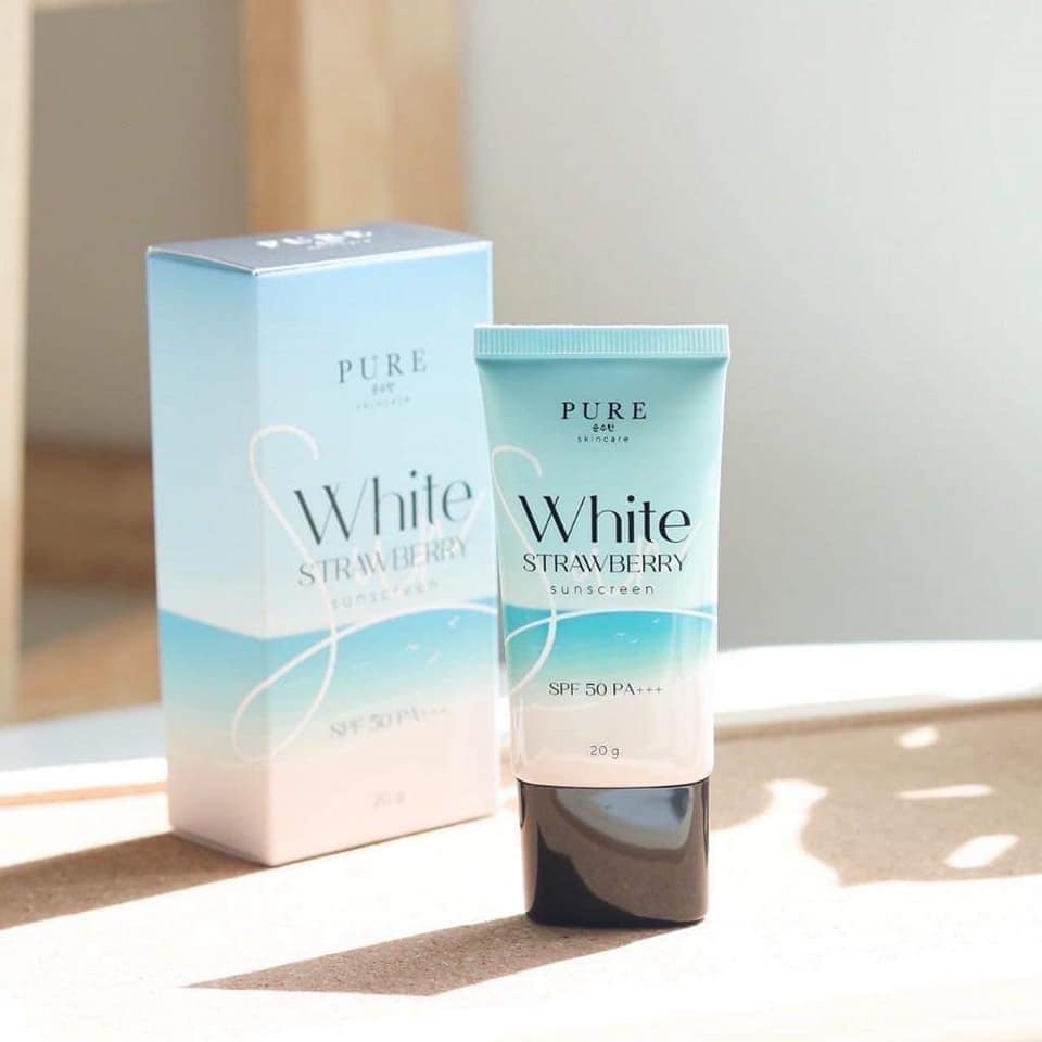 PURE White Strawberry Sunscreen กันแดดเพียว