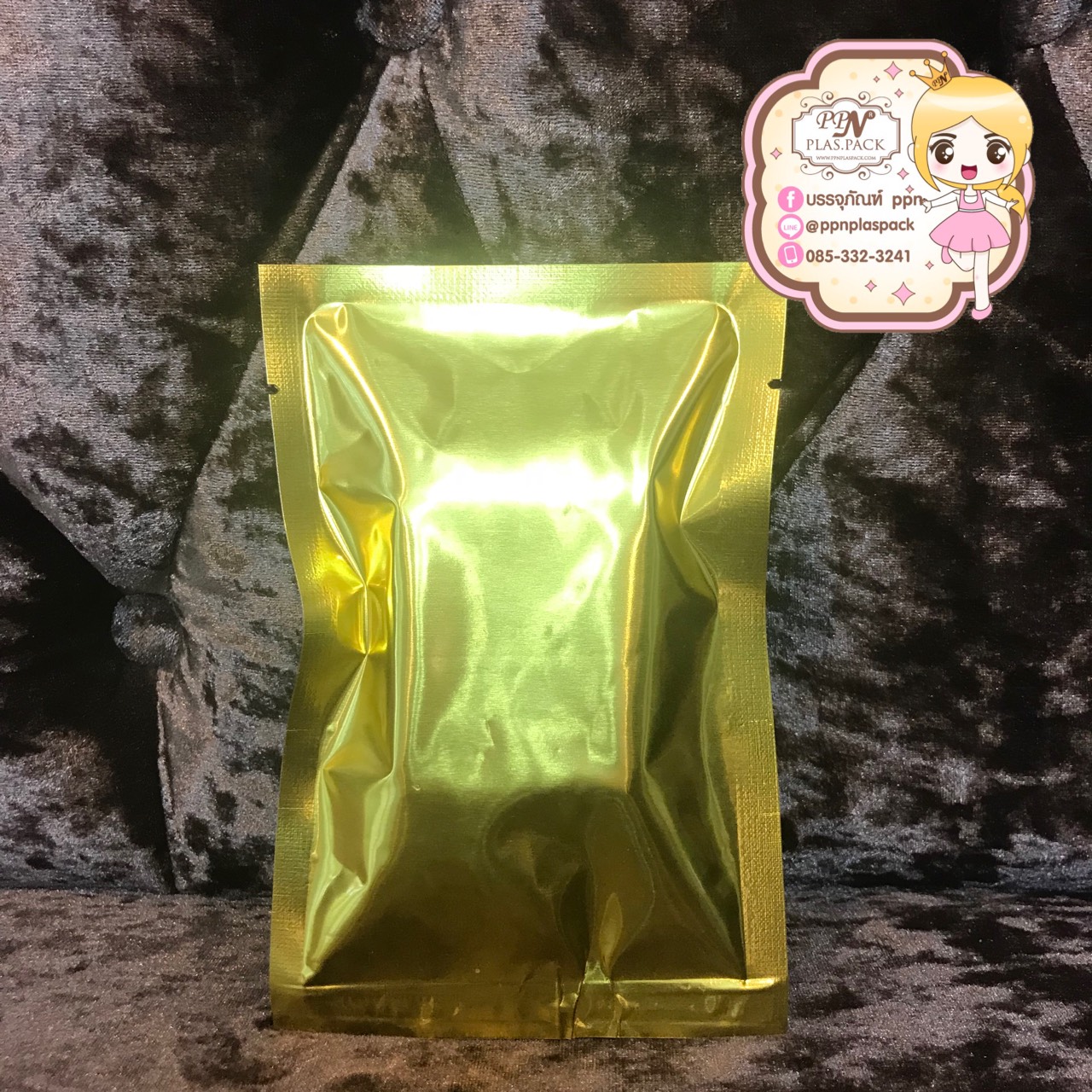 ซองฟรอยส์ ทอง เงา ใส่สบู่ 30 g. ขนาด 3 X 5 นิ้ว