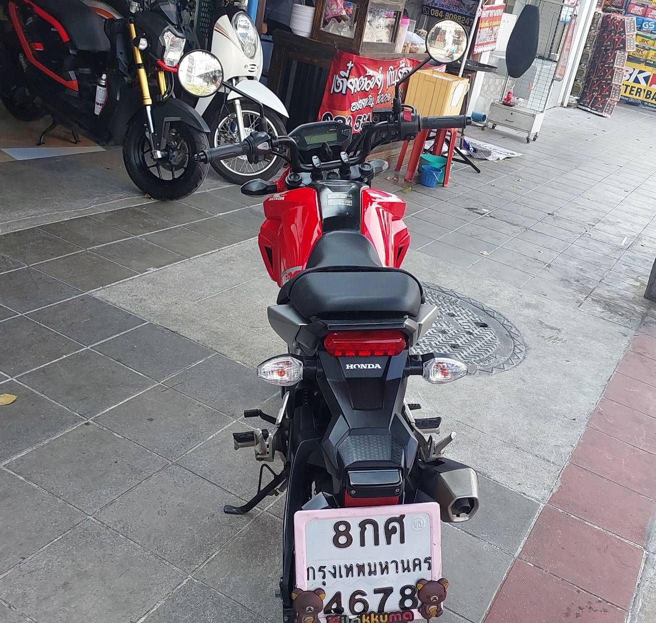 (ปิดการขาย) msx sf ABS สีแดงยอดนิยม ปี 2018 ปีสูงๆ