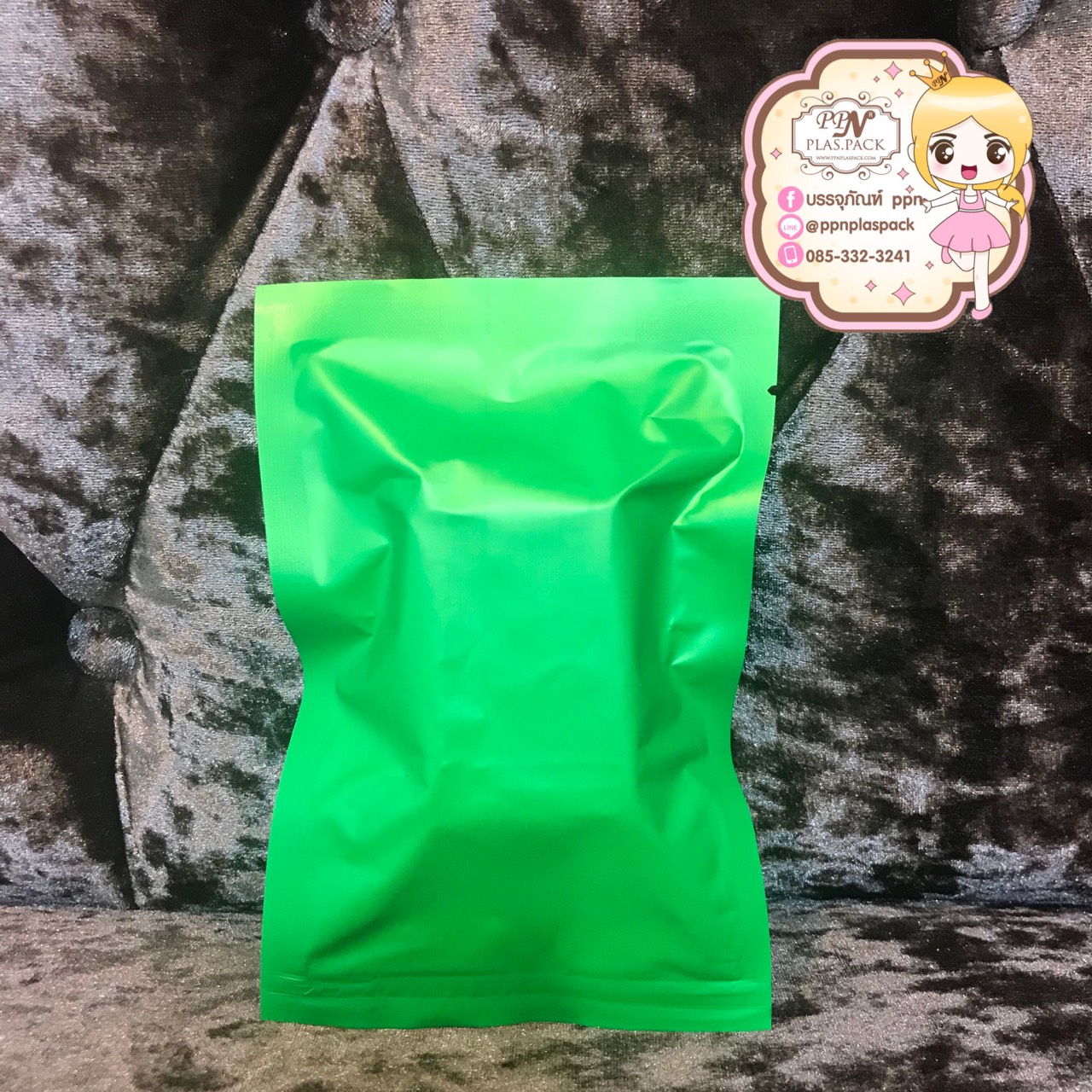 ซองฟรอยส์ สีเขียว Matt เนื้อแมท ใส่สบู่ 30 g. ขนาด 3 X 5 นิ้ว