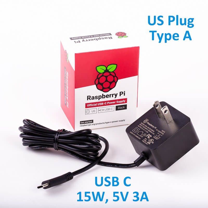 Raspberry Pi Official Power Adapter 5V3A