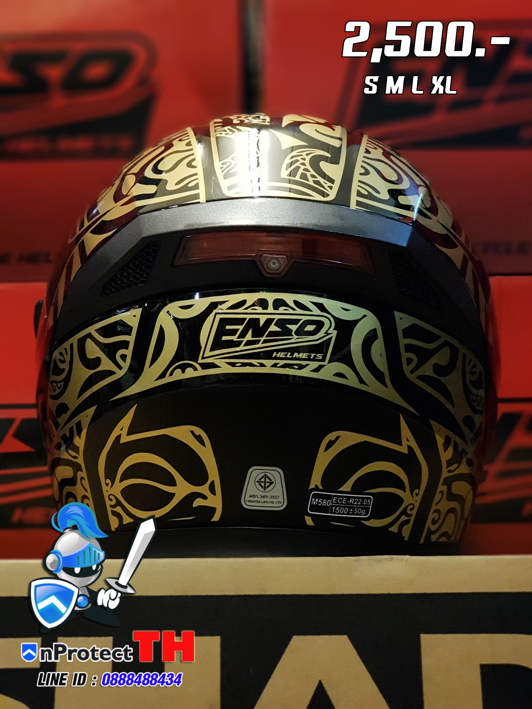 หมวกกันน็อค ENZO 2019 (มีให้เลือก 4 สี)