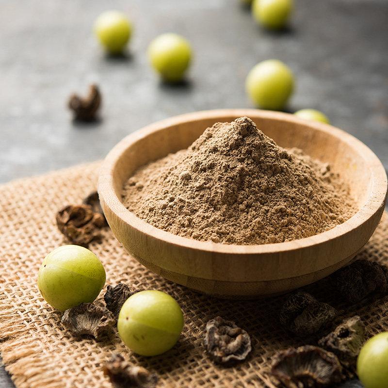 มะขามป้อมผง อมาลิกา 25 กรัม เครื่องดื่ม น้ำมะขามป้อม แบบชงดื่ม ไม่ผสมน้ำตาล