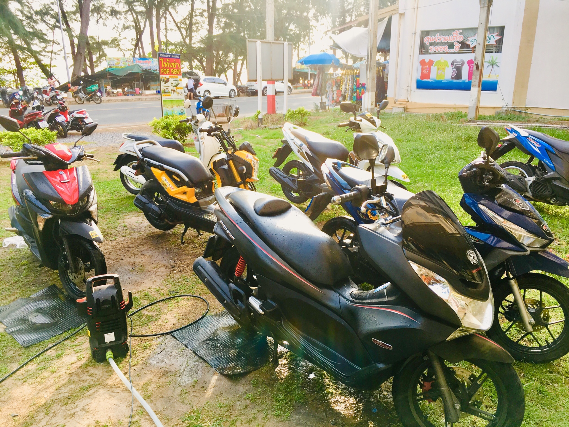 MotobikeForRent 250 Baht per day @ Mae Rumphung Beach,Rayong