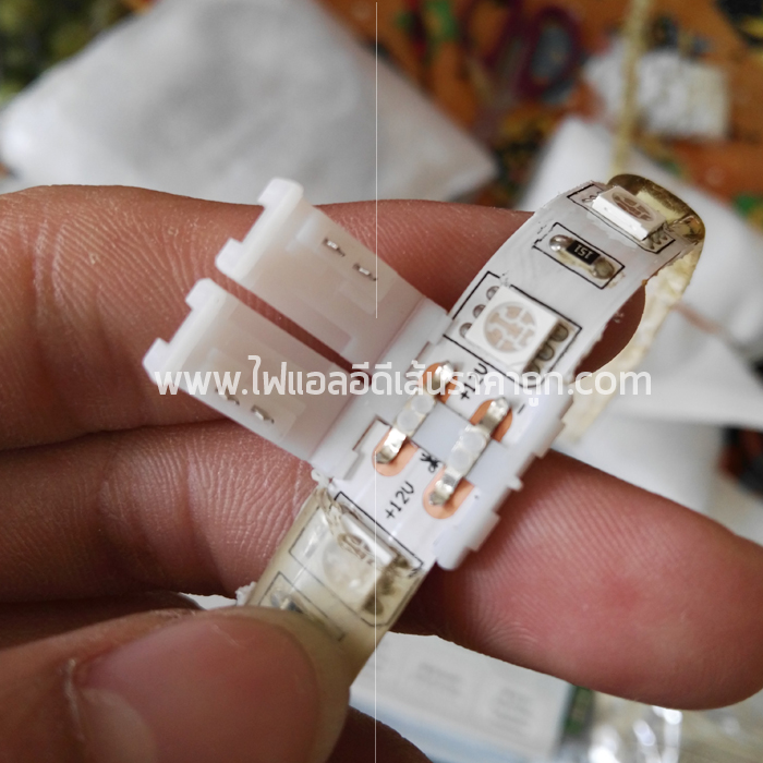 Connector A 2-4Pin 10mm สำหรับต่อตรง ซ่อมเฉพาะจุด (ถุงละ 10 ตัว)