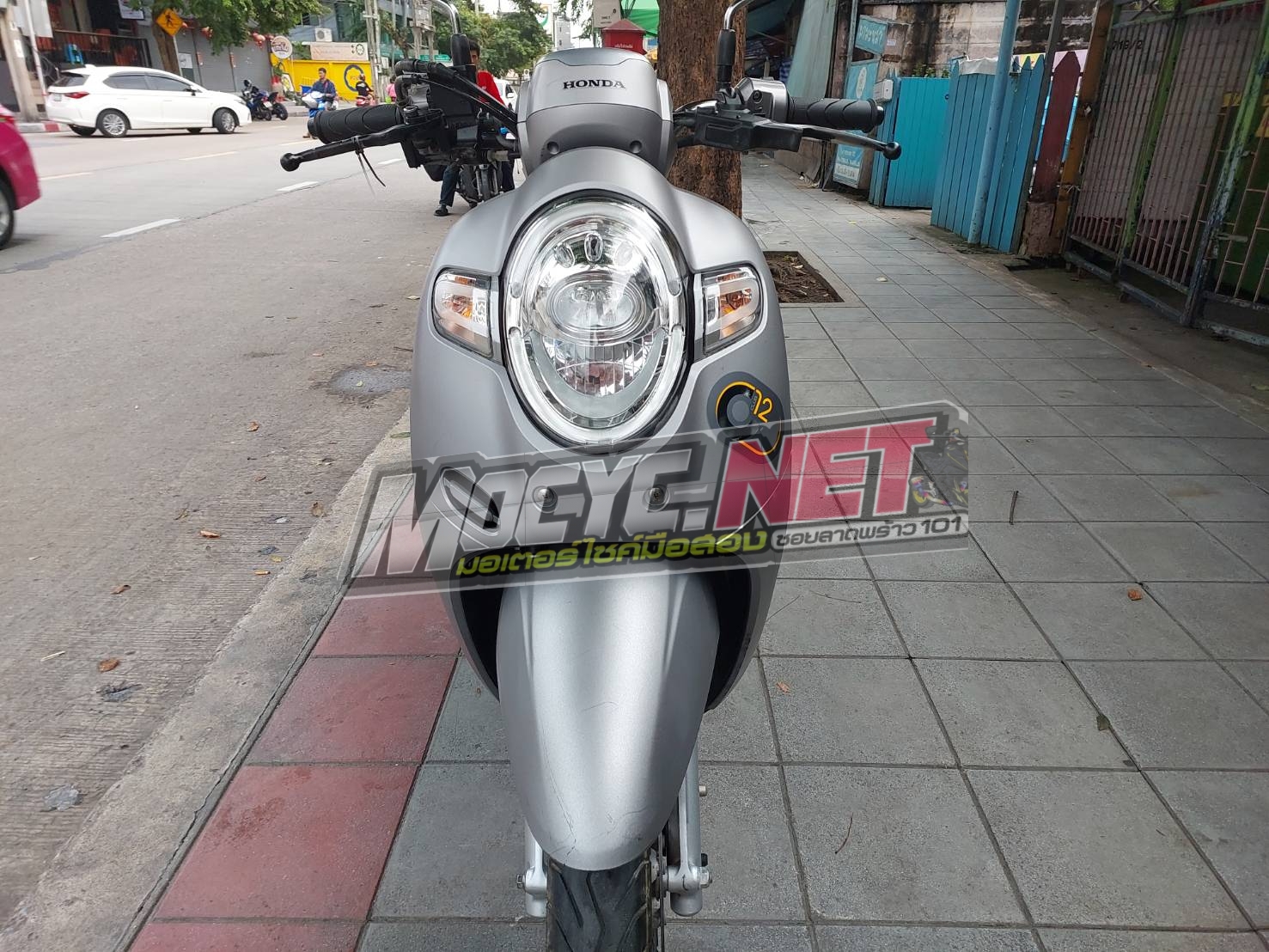(ปิดการขาย) scoopy Led สีเทา ตัวใหม่ไมล์ดิจิตอล ตัวท็อปล้อแม็ก