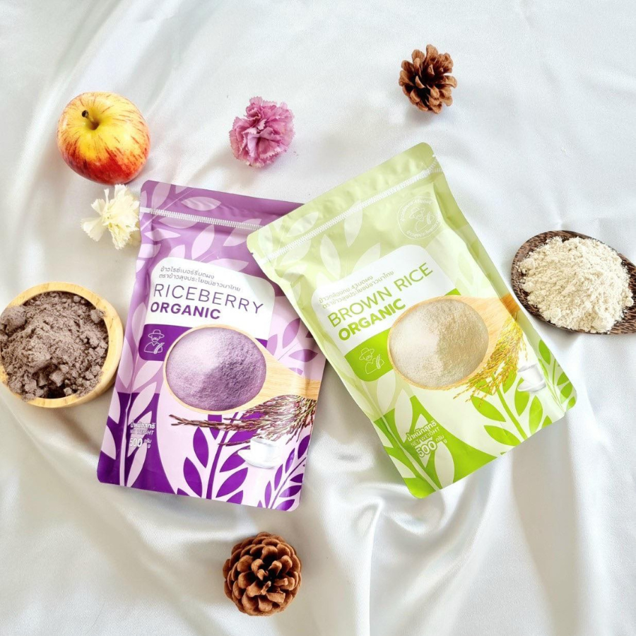 1แถม1 ลุงประโยชน์ชาวนาไทย เครื่องดื่ม จมูกข้าว Rice Germ Drink Powder ขนาด 500 กรัม 3 ชนืด ออแกนิค เครื่องดื่มจมูกข้าว ผสมอาหาร ไม่มีส่วนผสมของนมผง