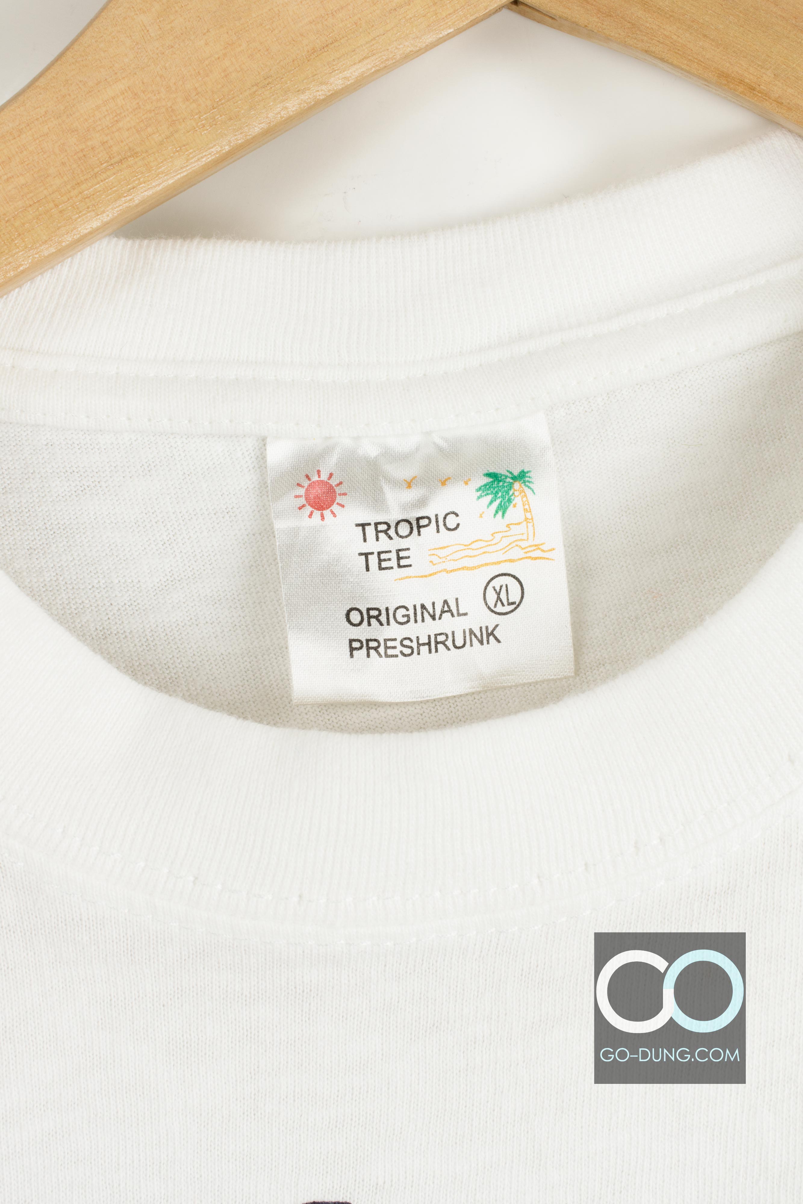 เสื้อยืดมือสอง TROPIC TEE : ST.THOMAS US VIRGIN ISLAND ผ้า 100 คอตตอน