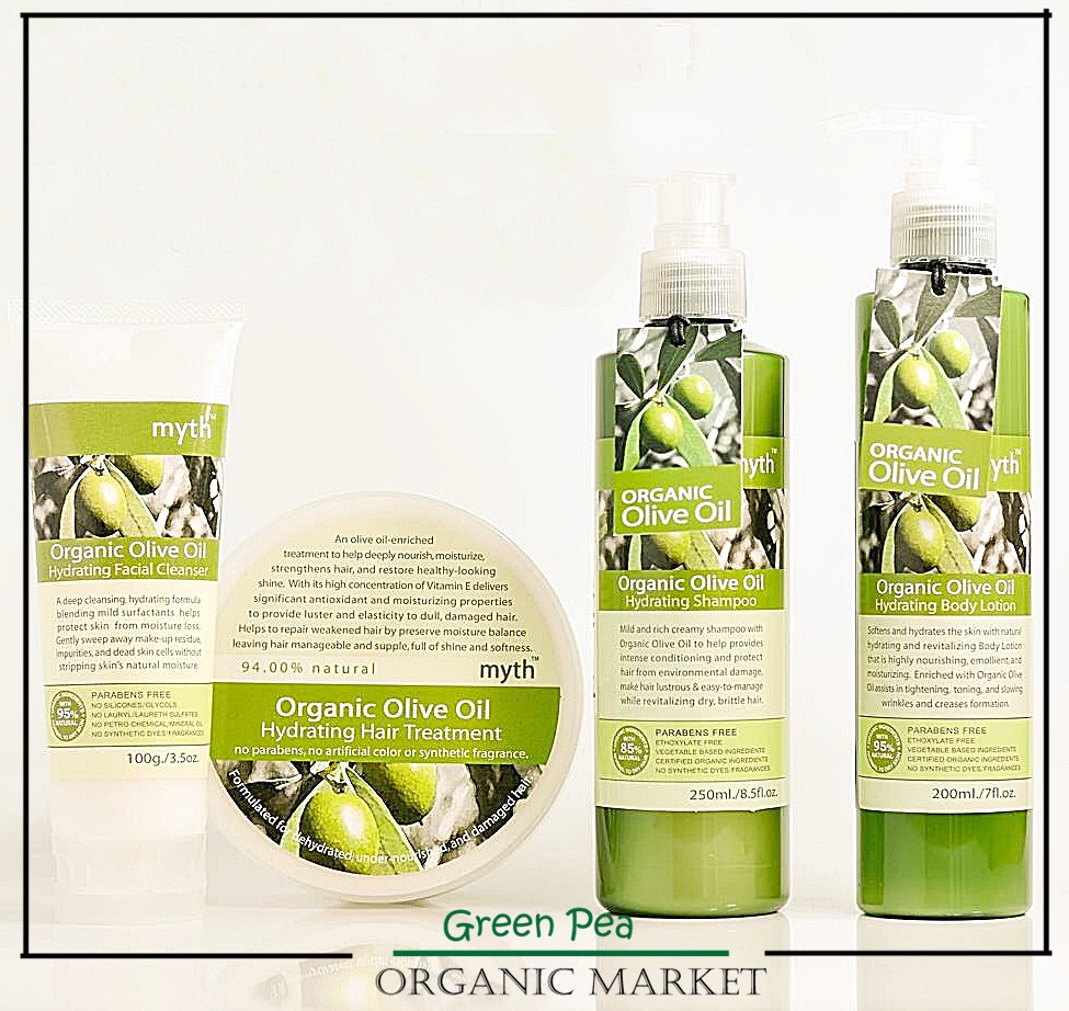 บอดี้โลชั่นน้ำมันมะกอก ออร์แกนิค myth Organic Olive Oil Body Lotion 200ml.